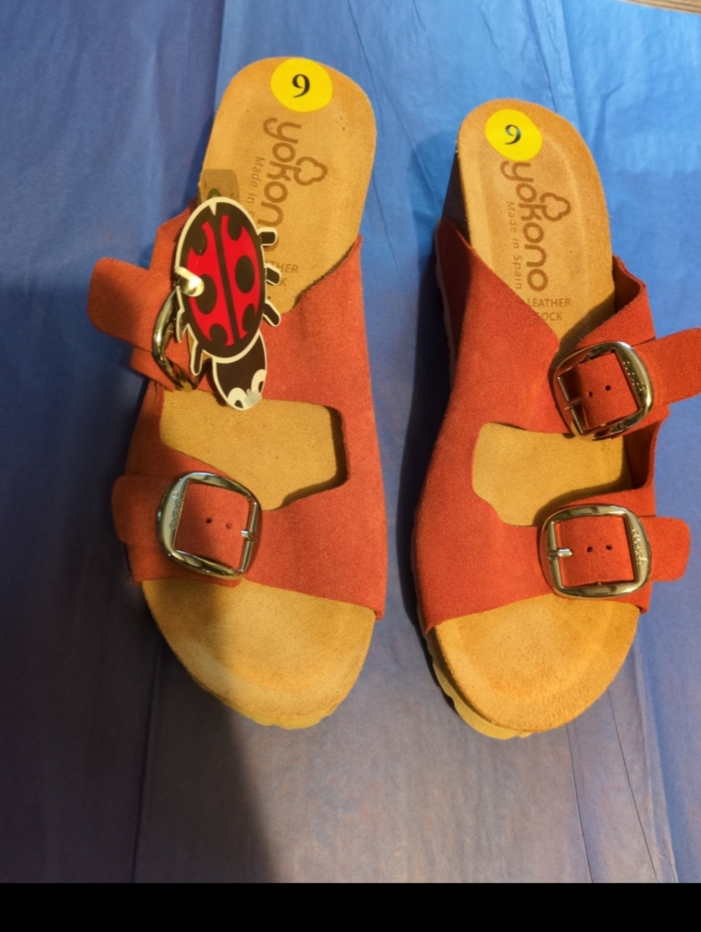 Yokono slip on wedge sandals